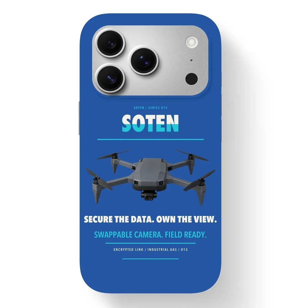 ACSL SOTEN Case design on blue iphone case