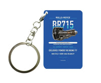 Thumbnail for BR715 Key Chain design on blue key chain