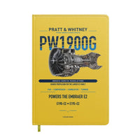 Thumbnail for PW1900G design on yellow notebook