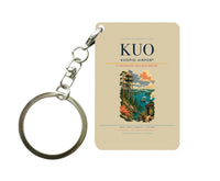 Thumbnail for Kuopio Airport (KUO) design on beige key chain
