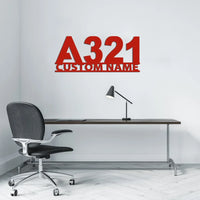 Thumbnail for Customisable Airbus A321 Metal Sign - view 3