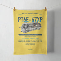 Thumbnail for PT6E-67XP design on yellow towel