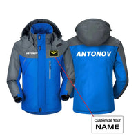 Thumbnail for Customisable Antonov & Text Winter Jacket - view 3