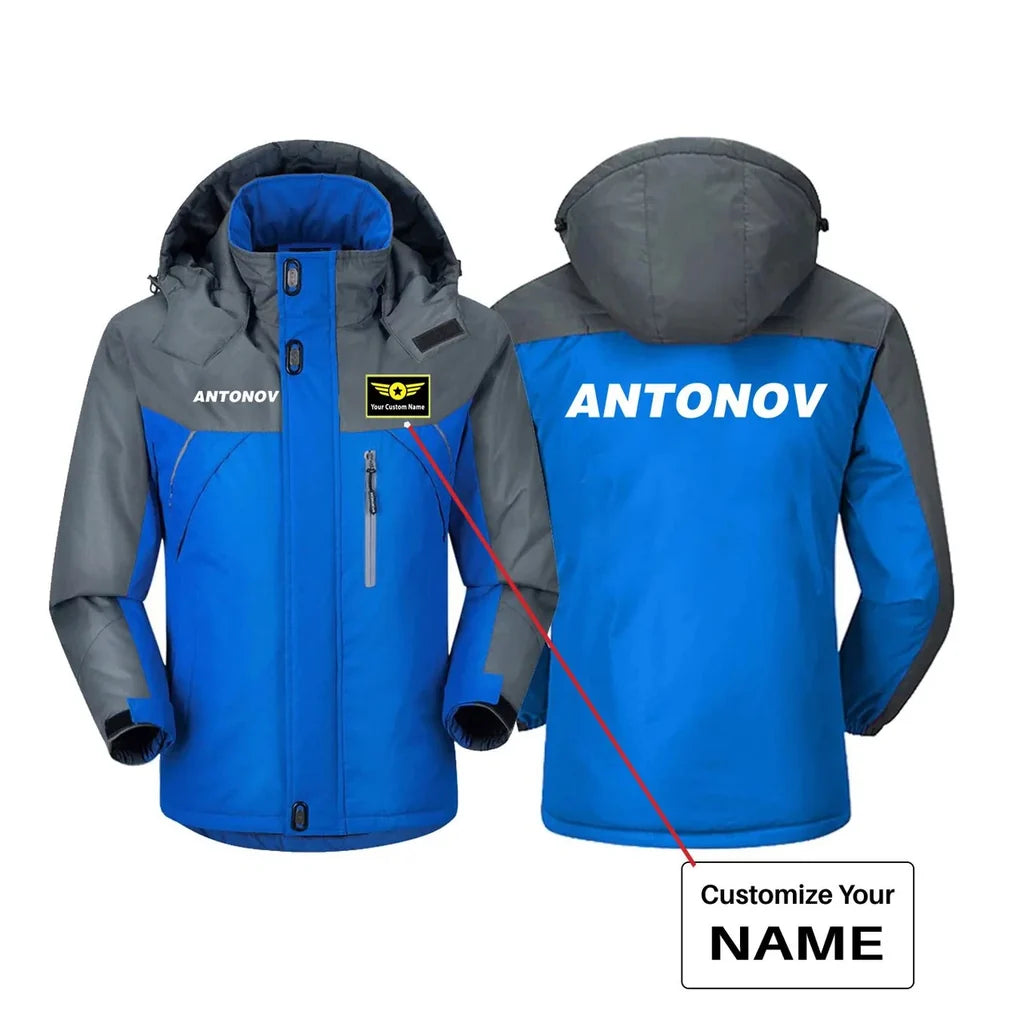 Customisable Antonov & Text Winter Jacket - view 3