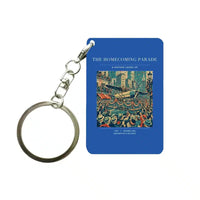 Thumbnail for VINTAGE G4053 - The Homecoming Parade - Designed Key Chain design on blue