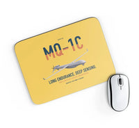Thumbnail for MQ-1C Gray Eagle ER design on yellow rectangle mouse pad