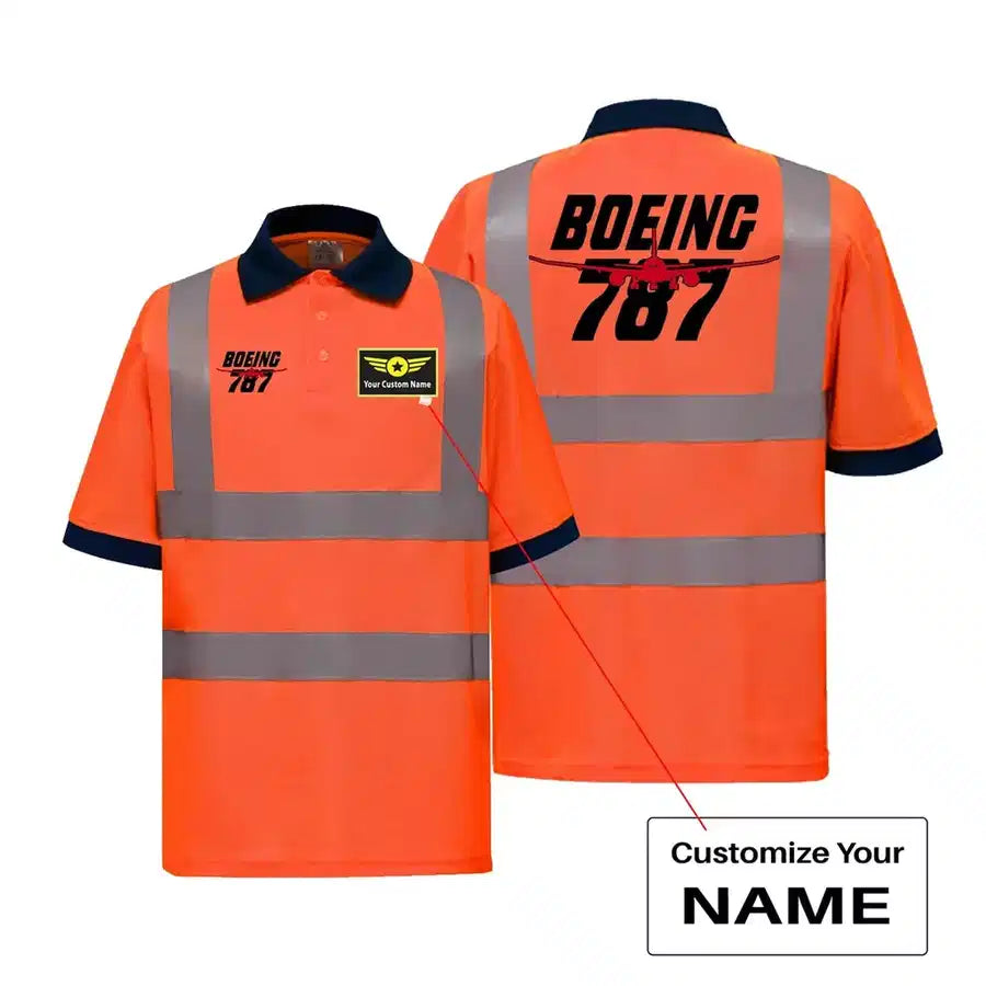Customisable Boeing 787 Polo Shirt - view 3