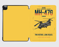 Thumbnail for Boeing MH-47G Chinook design on yellow ipad tablet case