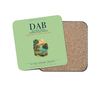 Thumbnail for Daytona Beach International Airport (DAB) design on light green 1 piece coaster