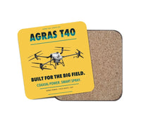 Thumbnail for DJI Agras T40 design on yellow 1 piece coaster