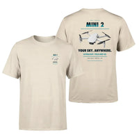 Thumbnail for DJI Mini 2 design on beige t shirt