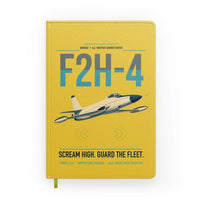 Thumbnail for F2H-4 Banshee design on yellow notebook