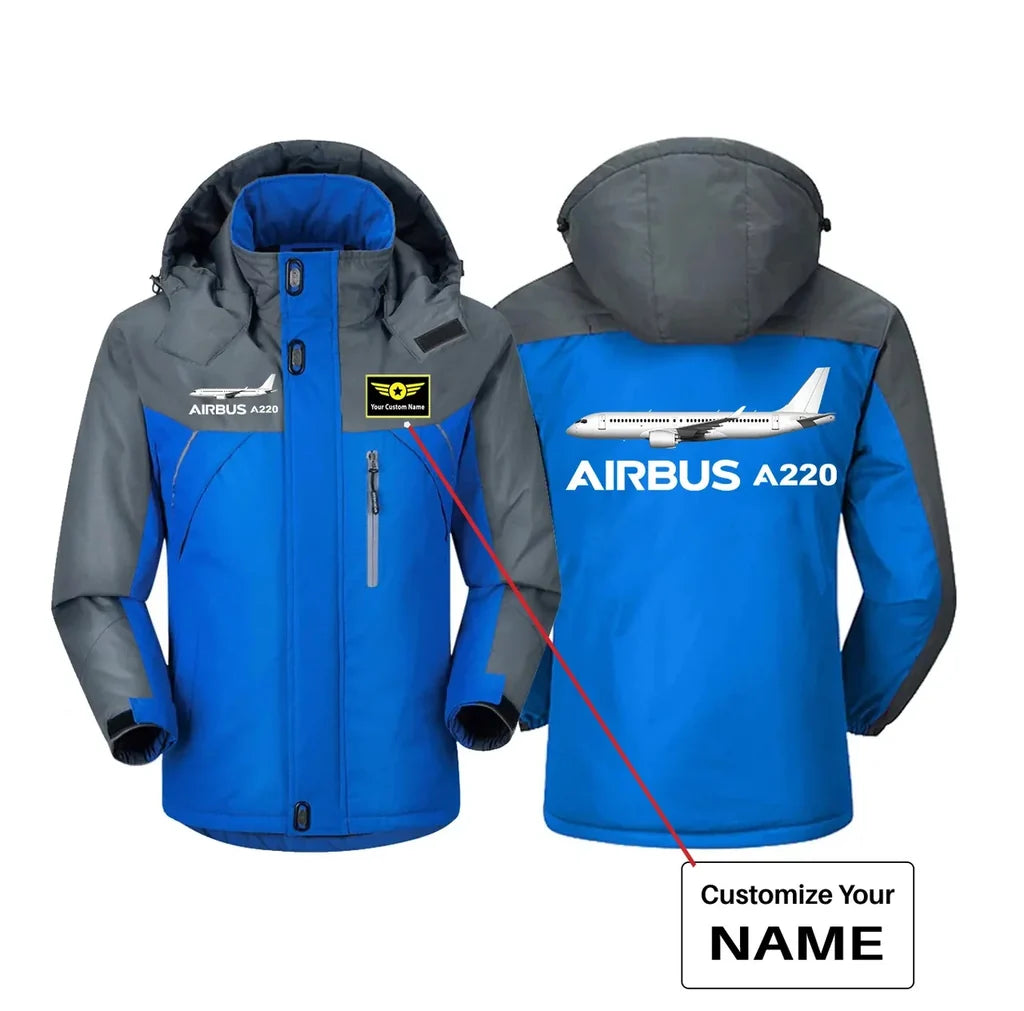 Customisable Airbus A220 Winter Jacket - view 3