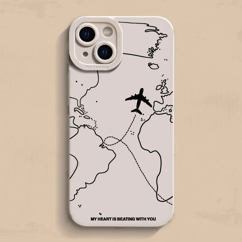 Minimalist Fresh Color Airline Phone Case - view 3