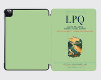 Thumbnail for Luang Prabang International Airport (LPQ) design on light green ipad tablet case