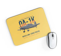 Thumbnail for OA-1K Skyraider II Armed Overwatch design on yellow rectangle mouse pad