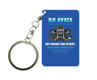 Thumbnail for DJI Avata Key Chain design on blue key chain
