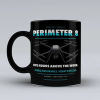 Thumbnail for Perimeter 8 Mug design on black skyfront