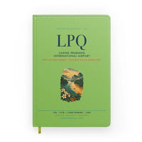 Thumbnail for Luang Prabang International Airport (LPQ) design on light green notebook