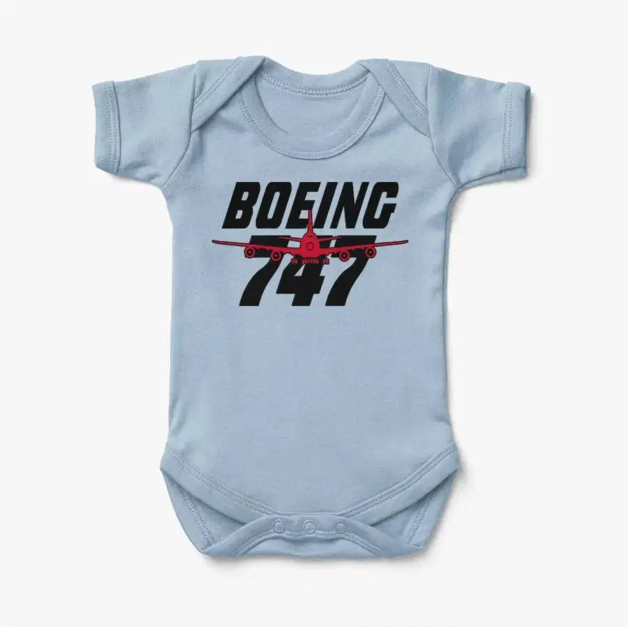 Boeing 747 Baby Bodysuit - view 3