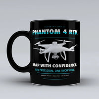 Thumbnail for Phantom 4 RTK Mug design on black dji