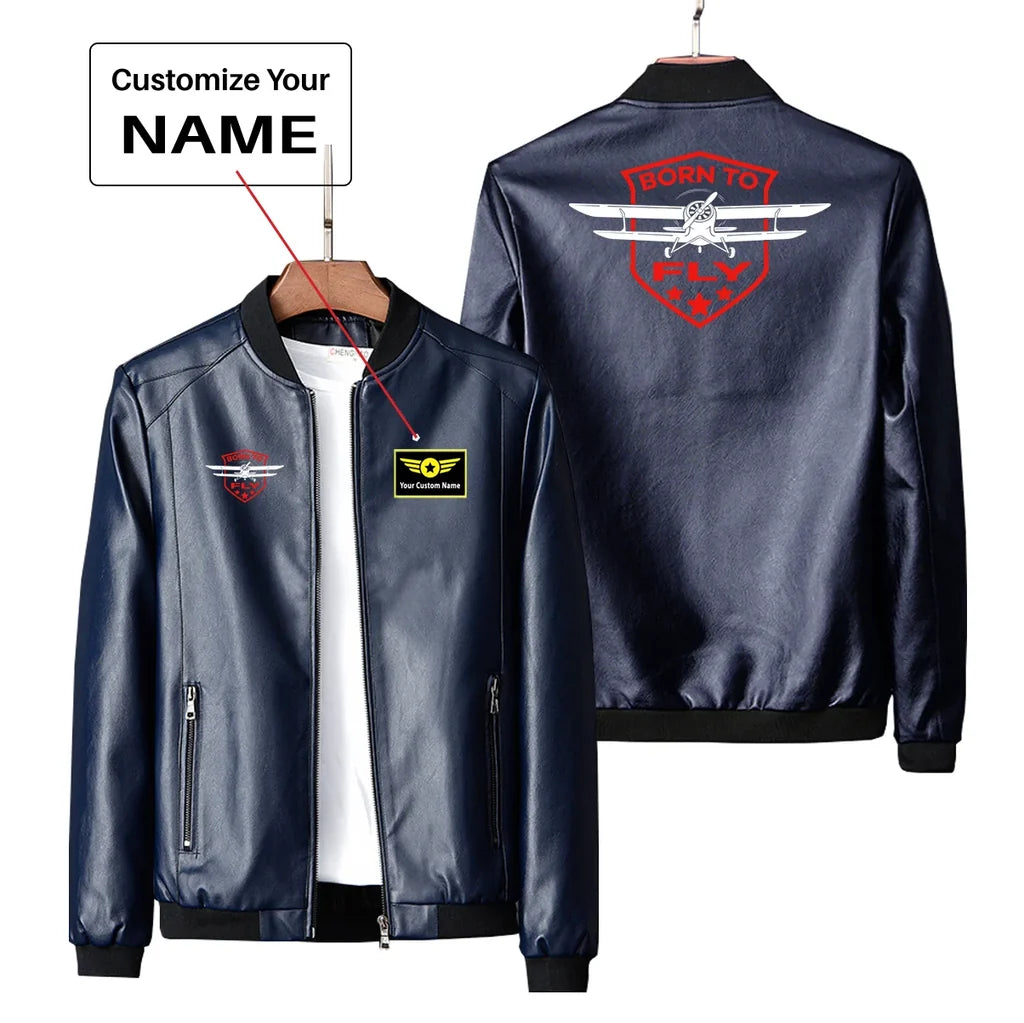 Born to Fly Leather Jacket - view 3