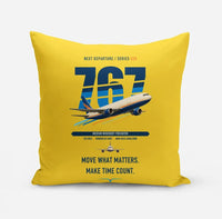 Thumbnail for Boeing 767-300F design on yellow pillow