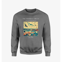 Thumbnail for VINTAGE G4474 - The Thermal Circus - Designed Sweatshirts design on gray