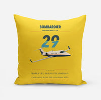 Thumbnail for Bombardier Learjet 29 design on yellow pillow