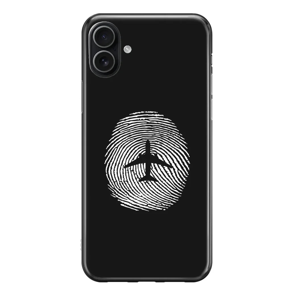 Aviation Finger Print iPhone Case - view 3