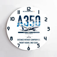 Thumbnail for Airbus A350-900ULR design on white no frame wall clock