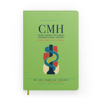 Thumbnail for John Glenn Columbus International Airport (CMH) design on light green notebook