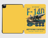 Thumbnail for F-14D Tomcat design on yellow ipad tablet case