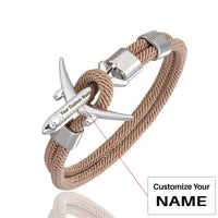 Thumbnail for Customisable Airplane Shape Bracelet - view 4