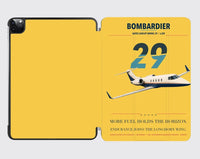 Thumbnail for Bombardier Learjet 29 design on yellow ipad tablet case