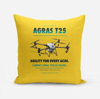 Thumbnail for DJI Agras T25 design on yellow pillow