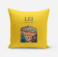Thumbnail for Almería Airport (LEI) design on yellow pillow