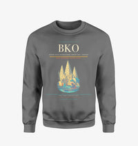 Thumbnail for Modibo Keita International Airport (BKO) design on gray sweatshirt