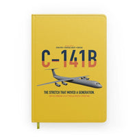 Thumbnail for C-141B Starlifter design on yellow notebook