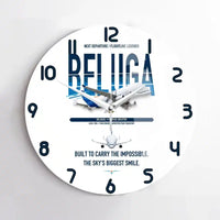 Thumbnail for Airbus BelugaXL / A330-743L design on white no frame wall clock