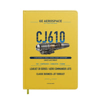 Thumbnail for CJ610 design on yellow notebook