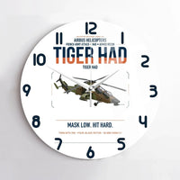 Thumbnail for Airbus Helicopters Tiger HAD design on white no frame wall clock
