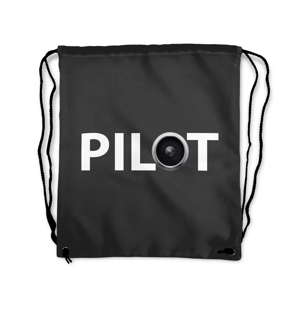 Pilot & Jet Engine Drawstring Bag - view 3