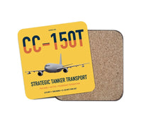 Thumbnail for Airbus CC-150T Polaris design on yellow 1 piece coaster