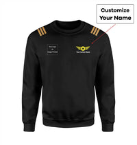 Thumbnail for Customisable Pilot Epaulettes 3D Sweatshirt - view 3