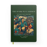 Thumbnail for VINTAGE G4264 - The Spark Plug Sermon - Designed Notebooks design on darkgreen
