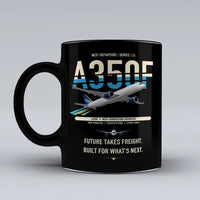 Thumbnail for A350F Mug design on black airbus