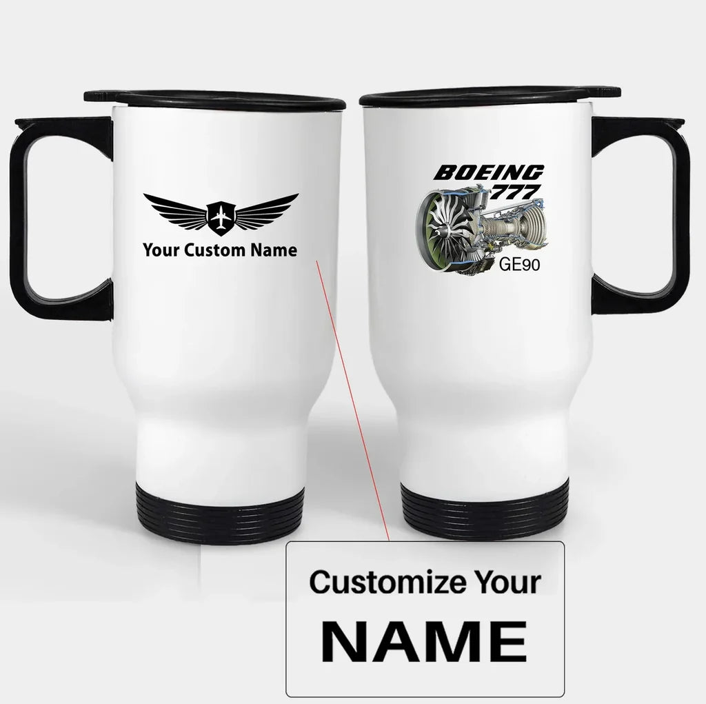 Customisable Boeing 777 Travel Mug - view 3
