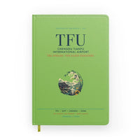 Thumbnail for Chengdu Tianfu International Airport (TFU) design on light green notebook