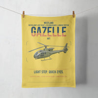 Thumbnail for Westland Gazelle AH1 design on yellow towel